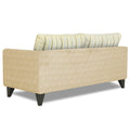 Adorn India Lawson Stripes 3 Seater Sofa (Beige)