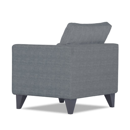 Adorn India Enzo Decent  1 Seater Sofa (Grey)