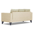 Adorn India Straight line Plus Blossom 3 Seater Sofa (Beige) (3 Year Warranty)
