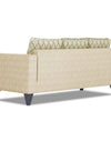 Adorn India Straight line Plus Blossom 3 Seater Sofa (Beige)