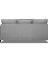Adorn India Hallton L Shape 4 Seater Sofa Set Digital Print (Blue & Grey)