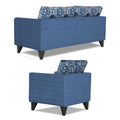 Sheldon Crafty 3+1+1 5 Seater Sofa Set with Centre Table (Blue)