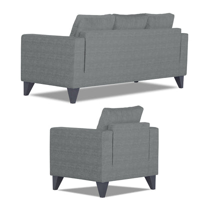Adorn India Hallton Tufted 3-1-1 Five Seater Sofa Set (Grey)