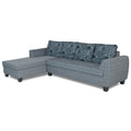 Raiden Crafty L Shape 6 Seater Sofa Set with Center Table (Left Hand Side) (Grey)