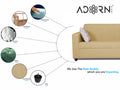 Rio Highback 3+2 5 Seater Sofa Set (Beige)