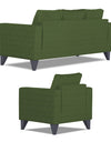 Adorn India Hallton Plain 3+1+1 5 Seater Sofa Set (Green)