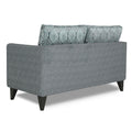 Adorn India Cortina Damask 2 Seater Sofa (Grey)