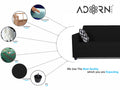 Rio Highback 3+2 5 Seater Sofa Set (Black)