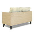 Adorn India Lawson Stripes 2 Seater Sofa (Beige)