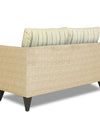 Adorn India Lawson Stripes (3 Years Warranty) 2 Seater Sofa (Beige) Modern