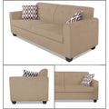 Adorn India Blazer Plus 3+1+1 5 Seater Sofa Set (Beige)