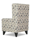 Adorn India Christopher 1 Seater Wing Chair Floral Print (Beige)