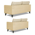Tornado Bricks 3+2 5 Seater Sofa Set with Centre Table (Beige)