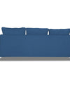 Adorn India Maddox L Shape 4 Seater Sofa Set Tufted (Left Hand Side) (Blue)