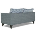 Adorn India Tornado Bricks 3 Seater Sofa (Grey)