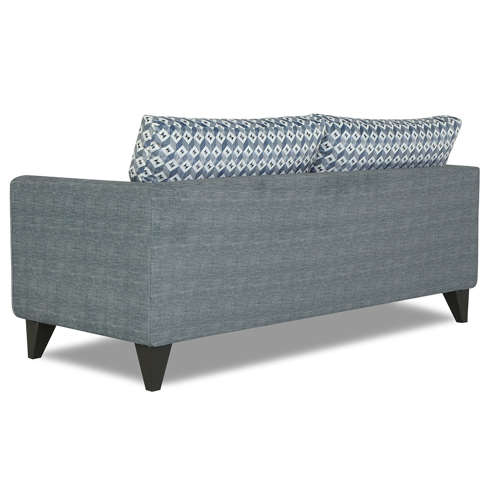 Adorn India Tornado Bricks (3 Years Warranty) 3 Seater Sofa (Grey) Mod