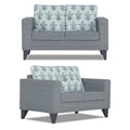 Straight line Plus Leaf 3+2+1 6 Seater Sofa Set (Grey)