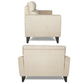 Adorn India Cardello 2 Seater Sofa (Beige) (3 Year Warranty)