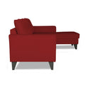 Adorn India Maddox Tufted L Shape 5 Seater Sofa Sofa Set RHS (Maroon) (3 Year Warranty)