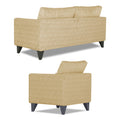 Enzo Decent 3+1+1 5 Seater Sofa Set with Centre Table (Beige)