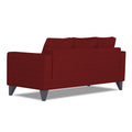 Adorn India Hallton Tufted 3 Seater Sofa (Maroon) (3 Year Warranty)