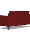Adorn India Hallton Tufted 3 Seater Sofa Set (Maroon)
