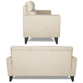 Adorn India Cardello 3-2 Five Seater Sofa Set (Beige) (3 Year Warranty)