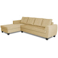 Raiden Decent Premium L Shape 6 Seater Sofa Set with Center Table (Left Hand Side) (Beige)