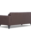 Adorn India Bladen Leatherette 3 Seater Sofa (Brown)