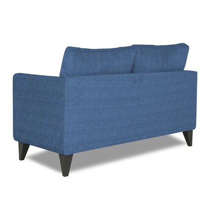 Adorn India Enzo Decent 2 Seater Sofa (Blue)