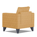Adorn India Hallton Plain 1 Seater Sofa (Beige) (3 Year Warranty)
