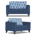 Straight line Plus Leaf 3+2+1 6 Seater Sofa Set (Blue)