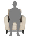 Adorn India Cardello 1 Seater Sofa (Beige)