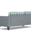 Adorn India Straight line Plus Bricks 3 Seater Sofa (Grey)