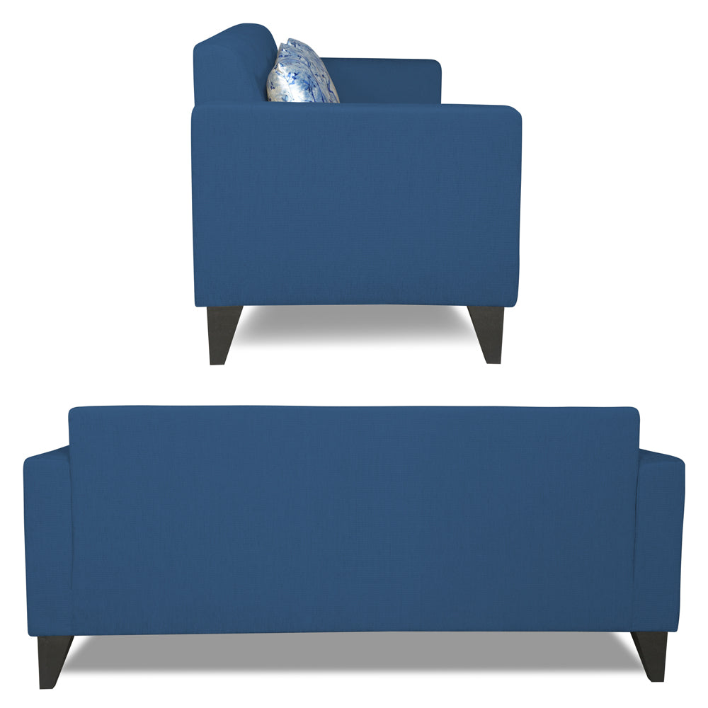 Adorn India Bladen 3-2 Five Seater Sofa Set (Blue)