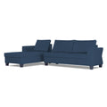 Adorn India Valencia Plus Decent L Shape 6 Seater Sofa Set (Left Hand Side) (Blue)
