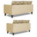 Sheldon Crafty 3+2 5 Seater Sofa Set with Centre Table (Beige)