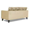 Adorn India Sheldon Crafty 3 Seater Sofa (Beige)