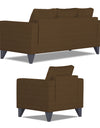 Adorn India Straight Line Plus Decent 3+1+1 5 Seater Sofa Set (Brown)