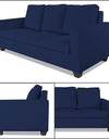 Adorn India Russell 3-1-1 Five Seater Sofa Set (Blue)