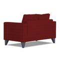 Adorn India Hallton Plain 2 Seater Sofa (Maroon) (3 Year Warranty)