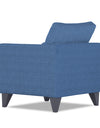 Adorn India Enzo Decent  (3 Years Warranty) 1 Seater Sofa (Blue) Modern