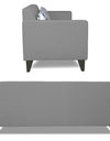 Adorn India Bladen 3-2-1 Six Seater Sofa Set (Grey)