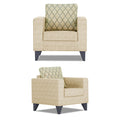 Straight line Plus Blossom 3+1+1 5 Seater Sofa Set (Beige)
