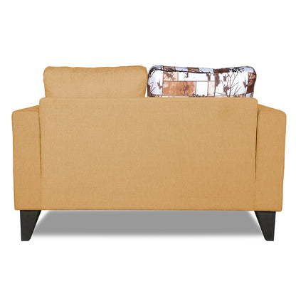 Adorn India Hallton Digitel Print 2 Seater Sofa (Beige)