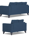 Adorn India Hallton Plain 3-2 Five Seater Sofa Set (Blue)