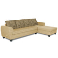 Raiden Crafty L Shape 6 Seater Sofa Set with Center Table (Right Hand Side) (Beige)