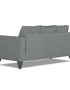 Adorn India Hallton Plain 3 Seater Sofa (Grey)