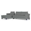 Adorn India Valencia Plus Decent L Shape 6 Seater Sofa Set (Left Hand Side) (Grey)