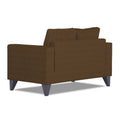 Adorn India Wood Hallton Plain 2 Seater Sofa (Brown) (3 Year Warranty)